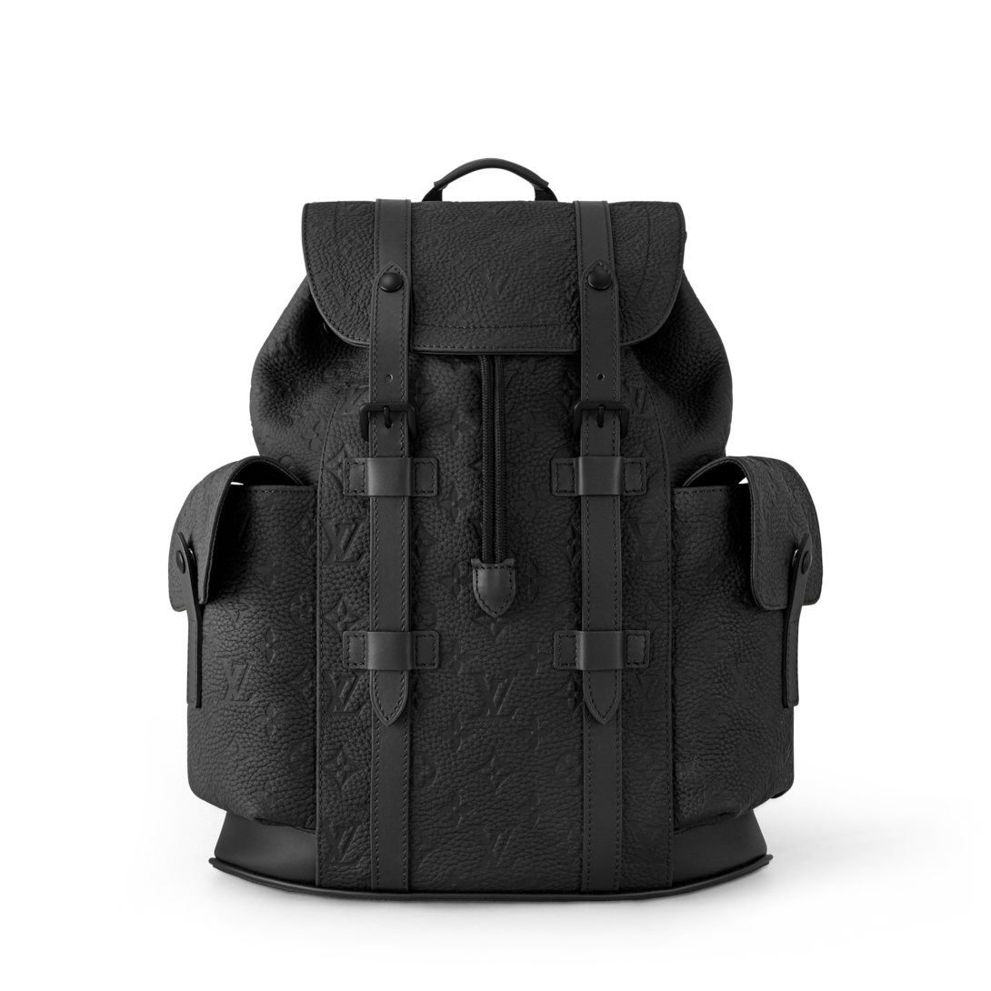 正規品 Louis Vuitton Christopher メンズリュック Christopher PM Monogram Taurillon Leather LG - G90 - Men Bags